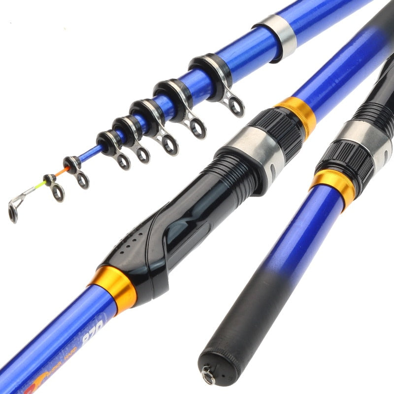 JOSBY Telescopic Rock Fishing Rod - Portable Travel Pole JOSBY Telescopic Rock Fishing Rod - Portable Travel Pole